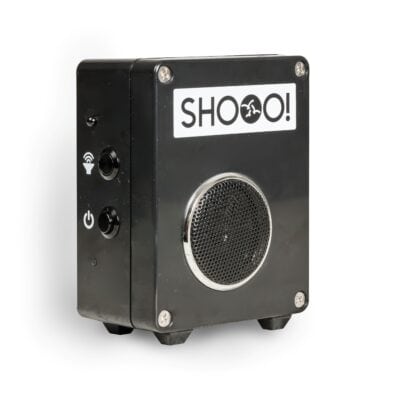 Shooo!  Pigeon Deterrent & Bird Scarer – Crow, Magpie & Garden Bird Repeller – Battery Powered